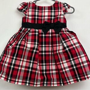 Carter’s Black and Red tartan taffeta holiday dress